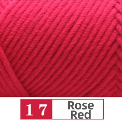 Handmade DIY Knitting Yarn Ball 8 Strands Lovers Milk Cotton Scarf Materials Gift for Boyfriend Includes Hook Needle Kit