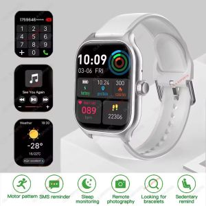 Đồng Hồ Thông Minh Màn Hình HD Hỗ Trợ Gọi BT Thông Báo Tin Nhắn Nghe Nhạc Chế Độ Thể Thao Dành Cho Cả Nam Và Nữ Tương Thích Android Và iOS Tích Hợp Chức Năng Theo Dõi Nhịp Tim