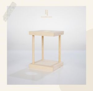 V60 drip station / pour over stand wood / coffee filter holder kayu