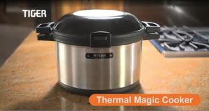 Tiger Brand Double Layer Stainless Steel Vacuum Thermal Magic Cooker (6 Liter) [Model: NFI-A600] Tiger Rice Cooker Steam Tiger 5.5 Cup Micom Rice Cooker And Warmer - Lazada