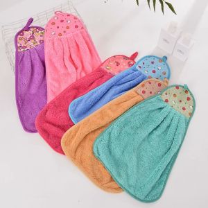(10PCS ONE PACK) Multifunction Hanging Coral Velvet Towel Hand Towel Thick Bathroom Toilet Wipes Non-stick Cotton Kitchen Dish Towels Super Absorbent Cleaning Rags Household Kitchen Microfiber Towel