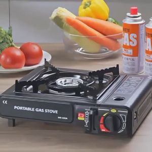 Kompor Gas Portable 2in1 Alat Masak SNI 1 Tungku Anti Karat Untuk Camping Multifungsi WELHOME
