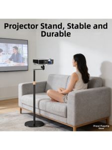 Piple | Floor Standing Projector Stand Retractable Mount