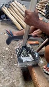 Gagang Cangkul Kayu Jati Doran Pacul Kuat Alat Berkebun