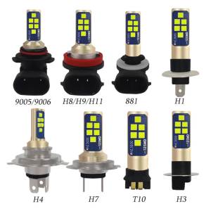2x H27W2 881 Led Headlight Canbus No Error Car Bulb High Power H27 White Fog Light Diode Lamp 12v 55w For KIA Picanto 2009~2017