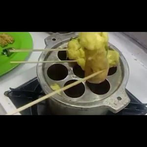 Wajan Sostel Lubang 4 Anti Karat|Anti Lengket