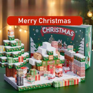STEM Christmas Set Building Blocks Magnetic Toys Mine World Bricks Cube Magnet Magma DIY Children Educational Toy