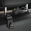 1/4Pcs Car Headrest Hooks Hanger for Bags Bracket for Citroen C2 C3 C4 ELYSEE VTS Xsara C-Crosser Berlingo Jumpy Accessories. 