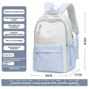Warrior | High Capacity Lightweight Backpack for Middle and High School Girls