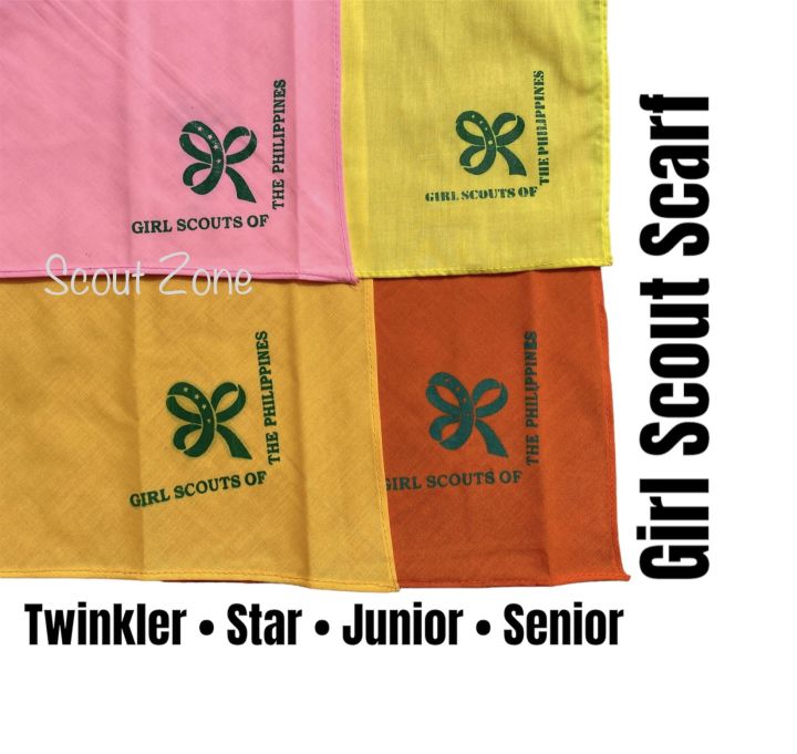 GSP Scarf Girl Scout Twinkler Star Junior Senior Scoutzone | Lazada PH