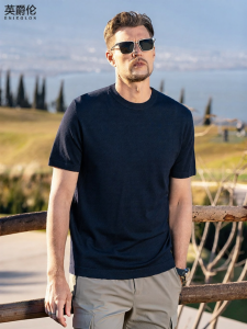 Enjeolon | Italian Vintage Style Soft Comfortable Short Sleeve T-Shirt