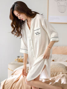 JIALEFEN | Women Spring Autumn Silky Ice Silk Thin Kimono Shirt with Leopard Pattern