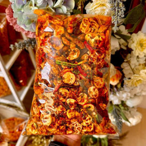 Seblak Mix Campur 250grm Pedas Original Exstra Daun Jeruk Cikruh Renyah Gurih Bumbu Chili Oil