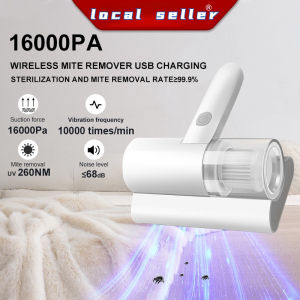 【in stock】Cordless Handheld Mite Remover High Suction UV Sterilization Dust-Mite Vacuum 20000PA 吸塵機蟎蟲