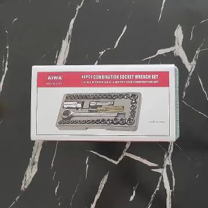 Kunci Sok Shock 40 in 1 Multipurpose Combination Socket Tools Box Bolting