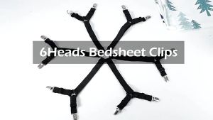 Household Bedding Holder Slip-Resistant Straps Mattress Clip Bed Holder Elastic Sheets Fastener Mattres