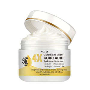 Kem Dưỡng Da Mặt Kojic Acid 60g Cho Nam & Nữ - Dưỡng Trắng Dưỡng Ẩm Không Bết Dính Làm Đều Màu Da Giảm Thâm Dùng Được Ban Ngày & Ban Đêm