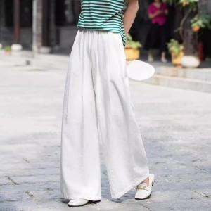 Lieoyuarn | High Waist Straight Leg Loose Pants for Women