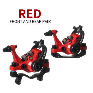 ZOOM DB680 Bicycle Brakes MTB Mechanical Disc Brake Set For MTB Electric Scooters Caliper With Rotor 160mm Winter Cycling Parts