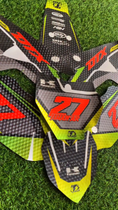 NEW DESIGN DECAL KAWASAKI KLX GORDON CHROME DOFF PRIZM FULL BODY BEBAS CUSTOM