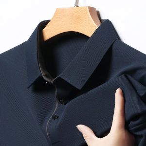 Áo Thun Polo Nam Tay Ngắn Mùa Hè Thoáng Khí Dáng Rộng Phong Cách Thường Ngày Mỏng Không Đường May Thời Trang Thoải Mái Thoáng Khí
