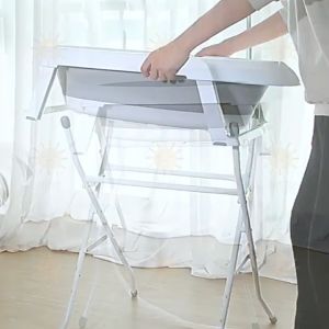 BABYJOY Baby Bath Tub Foldable With Stand Mandian Baby Portable Bath Tub Besen Mandi Baby Shower Bath Tub Stand
