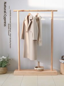 Space Saving Wooden Coat Rack