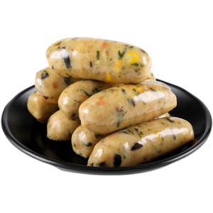 Vegetable Diet Sausage Volcanic Stone Roasted Corn Meat Sausage Hot Dog Breakfast Semi-Finished Frozen Authentic Flavor