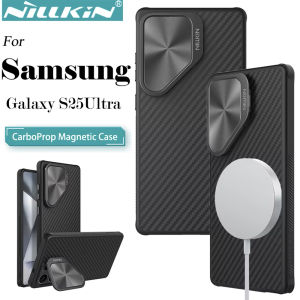 NILLKIN for Samsung Galaxy S25 Ultra Phone Case CarboProp Magnetic Overcover Version Camera Protection Back Cover