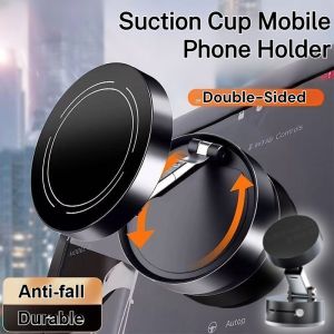 Double-Sided Suction Cup Phone Holder Magnetic Phone Holder With Vacuum Suction For Automotive Screens For Navigation Support Bracket