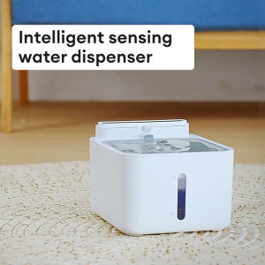 PAPAPET Pet water fountain 3L Rechargeable Pet Water Fountain Automatic Wireless Sensor Pump for Cats