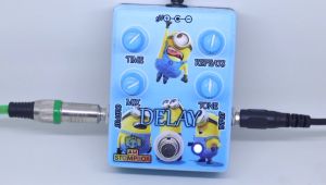 Efek AM Stompbox DELAY untuk gitar  bass  vocal  mic pedal effect