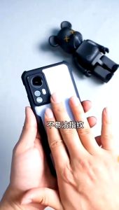 Promo Paket 2 in 1 Case Armor Fusion Shockproof Transparent Vivo Y100 / Vivo Y200e 2024 / Vivo Y75 5G 2022 + Anti Gores Layar Tepi Hitam Free Holder Ring