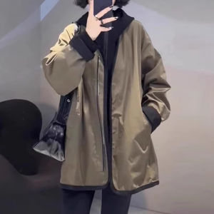 Trendy French Design Womens Trench Coat