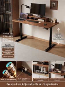 DONGMU | Real Wood Electric Lifting Table