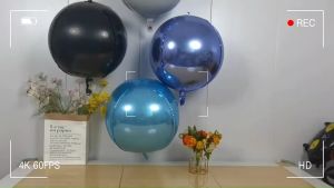 ลูกโป่งฟอยล์ 4D balloon (ขนาด 18 นิ้ว) สําหรับตกแต่งงานปาร์ตี้วันเกิด หรือจัดซุ้มลูกโป่ง
