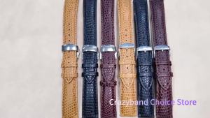 Cowhide Leather Watch Strap 16/18/20/22mm for Casio for Tissot Replace Band Casual Business Men Wrist Lizard Pattern Design Band