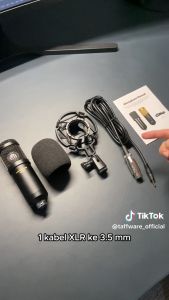 COD KIRIM CEPAT TaffSTUDIO BM 800 Mikrofon Kondenser Studio Mic Kondensor Masjid Karaoke XLR 3.5 mm