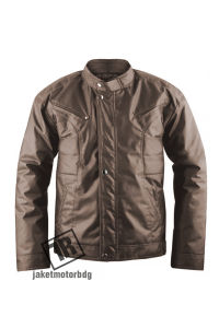 Jaket Motor Tahan Bara api dan Angin coklat
