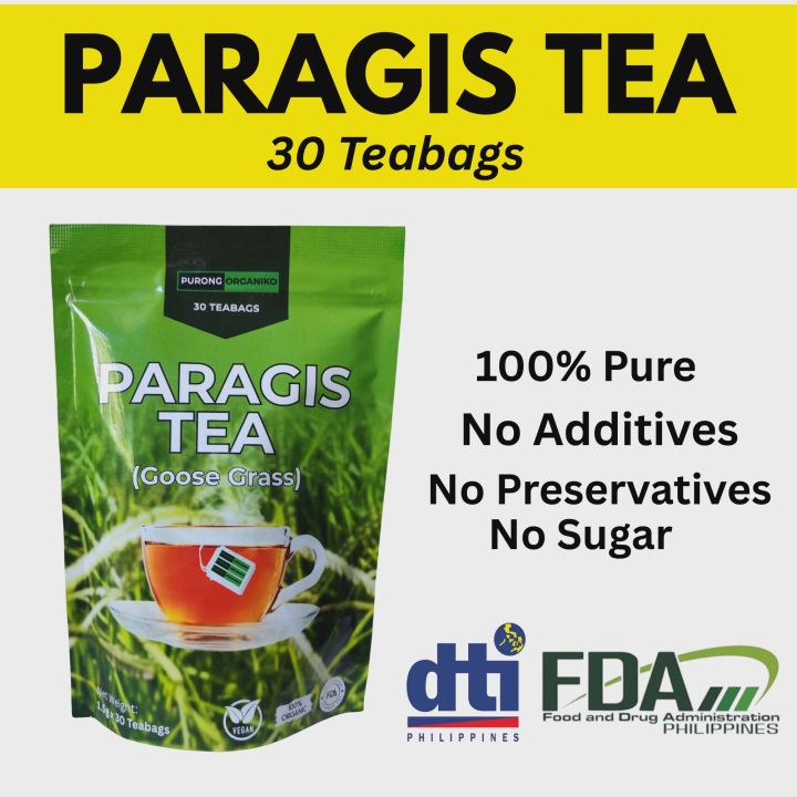 Puregro Tea PARAGIS HERBAL TEA 30 TEABAGS/ ALL NATURALS AND ORGANIC/ FDA APPROVED ...