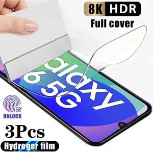 3Pcs Hydrogel Film For Samsung Galaxy F56 F16 F15 F14 F13 F12 F23 F22 F34 F41 F42 F55 F54 F62 F04 F05 F06 Screen Protector