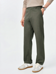 MIANXIANSHENG | Easy-care Stretchy Straight-cut Mens Casual Pants