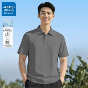 Jeanswest | Ice Silk Quick Drying Polo Shirt Men Short Sleeve