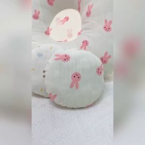 Gối Chống Trào Ngược Cho Bé Chất Vải Đũi Gân Thiết Kế 2 Khóa Kéo Kích Thước 70x70cm - 360/245