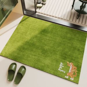 VIKAMA Entrance Door Mat Waterproof Non Slip Dirt Resistant Easy To Clean Entrance Hallway Mat Home Decor