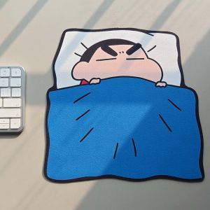 Bandai | Cute Crayon Shinchan Mouse Pad Rubber Non-Slip Base Soft Fabric Surface Anime Desk Mat for Office/Home/Computer