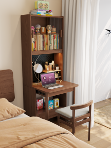 DONGMU | Minimalist Makeup Desk with Storage Cabinet