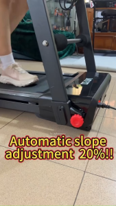 Electric Treadmill Foldable heavy duty Automatic Slope Walking Pad Music Heart Rate APP 16km/h Q8