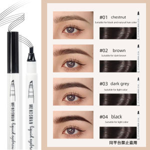 Micro-Fork Tip Waterproof Long Lasting Liquid Eyebrow Pencil Drawing Natural Wild Eyebrows Pen