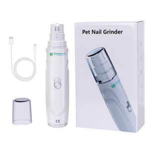 Dog Nail Grinder USB Rechargeable Electric Pet Paws Clipper & Trimmer Painless Paws Grooming Quiet 2-Speed Dog Nail File